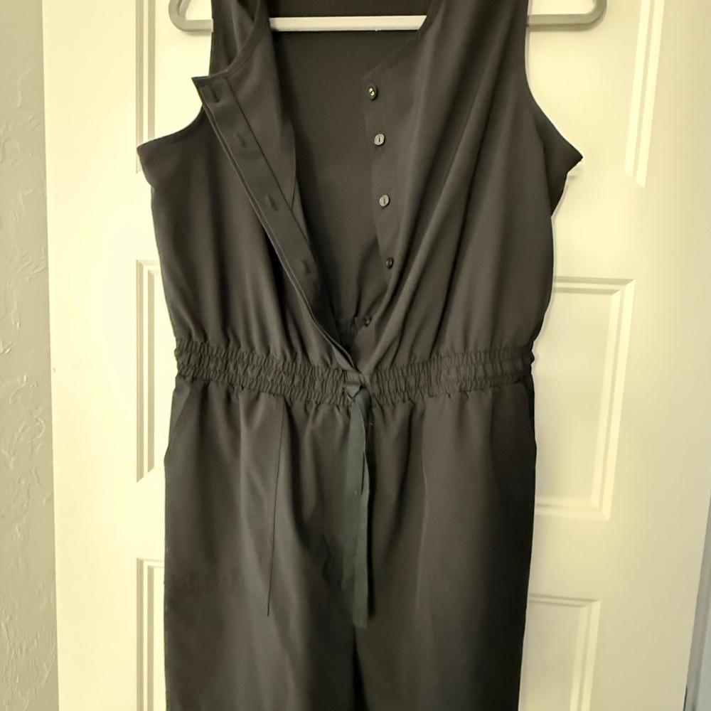 Calvin Klein Black Sleeveless Jumpsuit